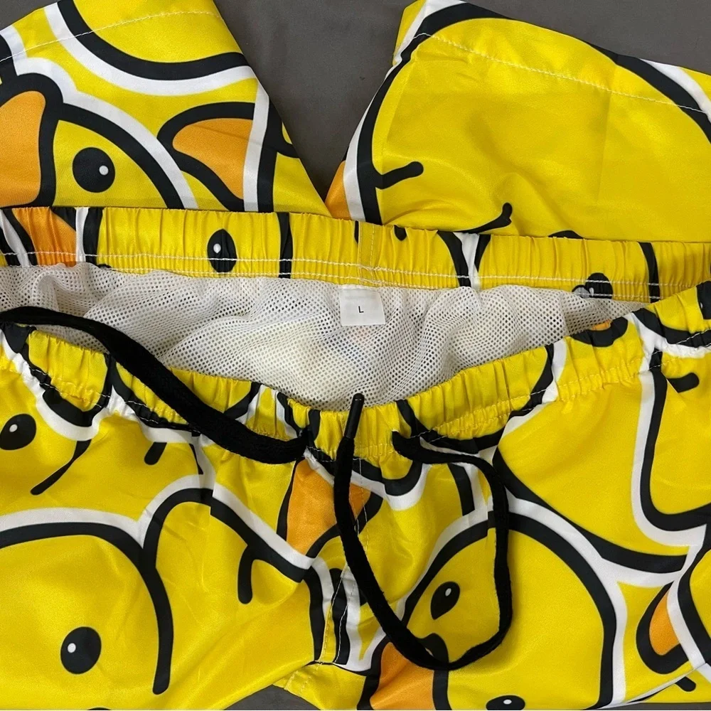 ViseSunny Rubber Ducky Board Shorts Size Large